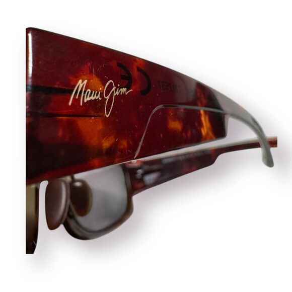 Maui Jim MJ441-10 Monkey Pod Tortoise Sunglasses Frame 63.5-18-142mm - Picture 9 of 11